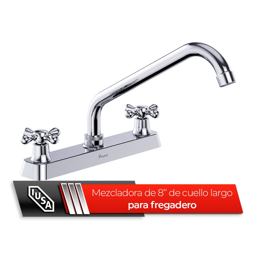 IUSA - Mezcladora de 8” para Cocina con Manerales de Cruceta, Primo Esencial, IUSA
