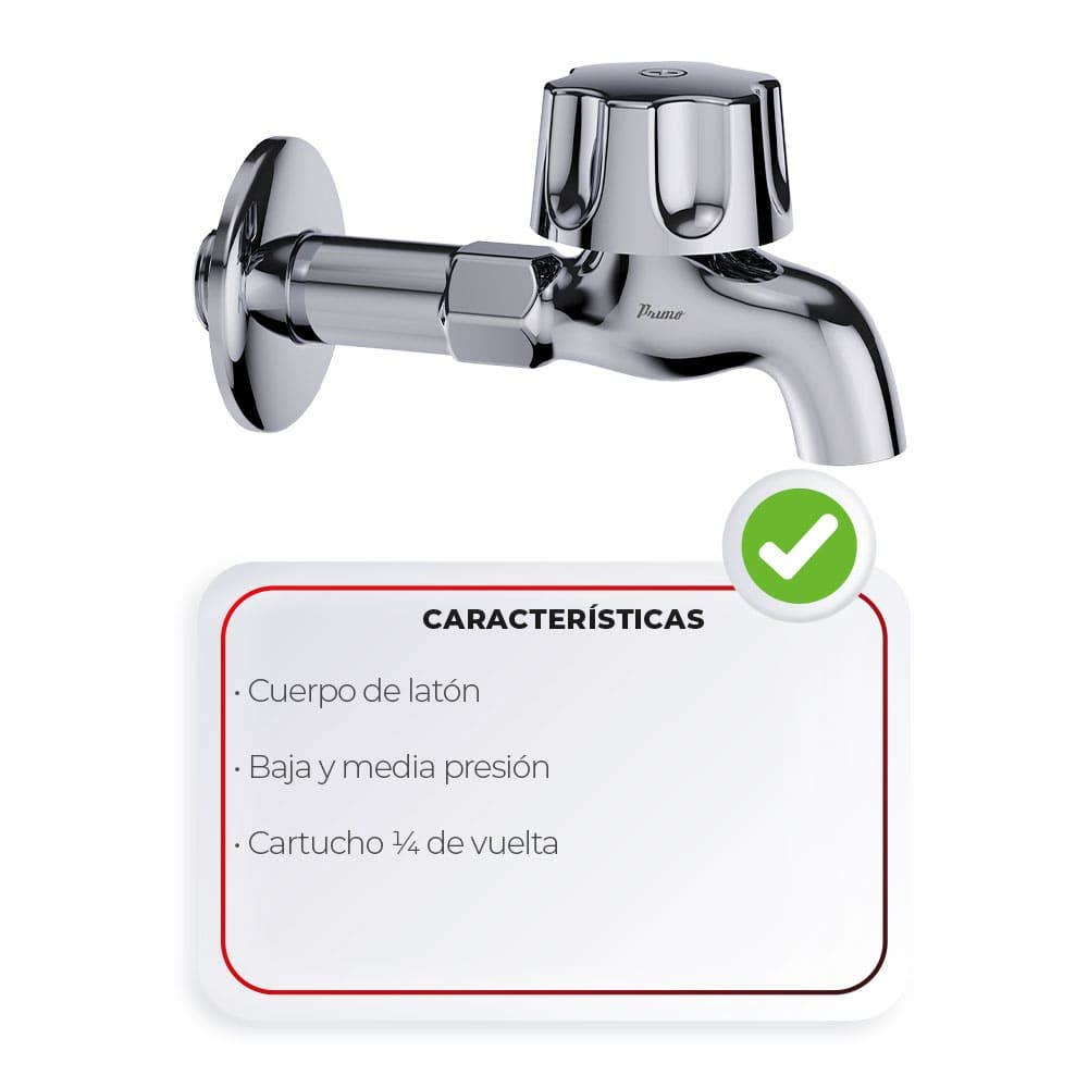 IUSA - Llave Individual para Cocina con Chapetón, Primo Esencial, IUSA