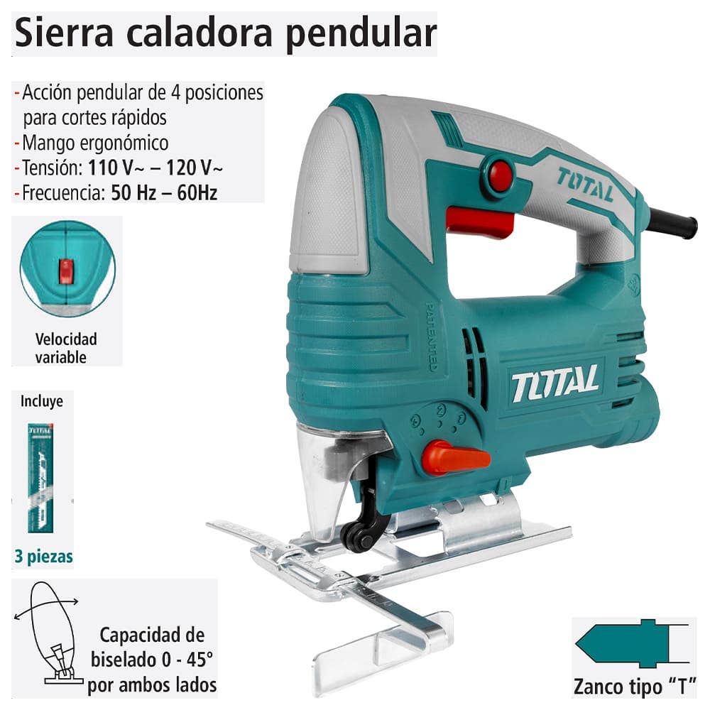 IUSA - Sierra Caladora Pendular, Total, 570 W., Industrial