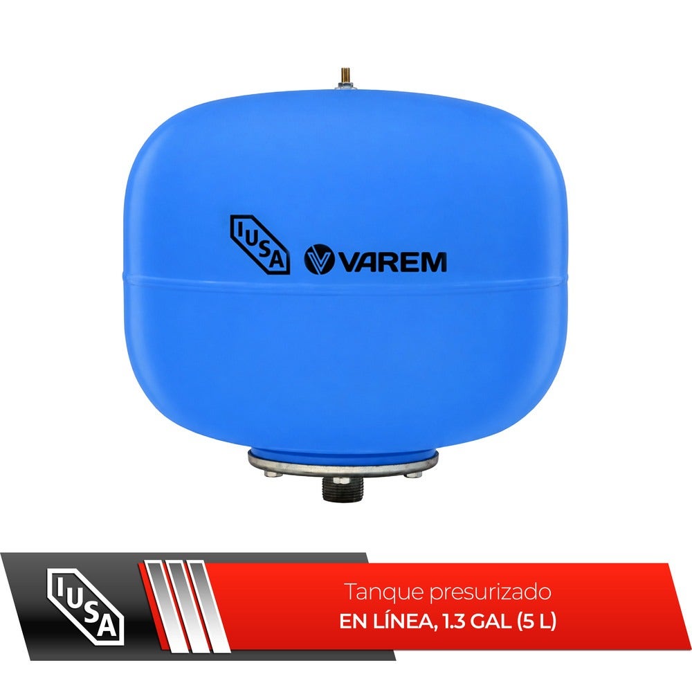 IUSA - Tanque presurizado en línea, 1.3 gal (5 L)