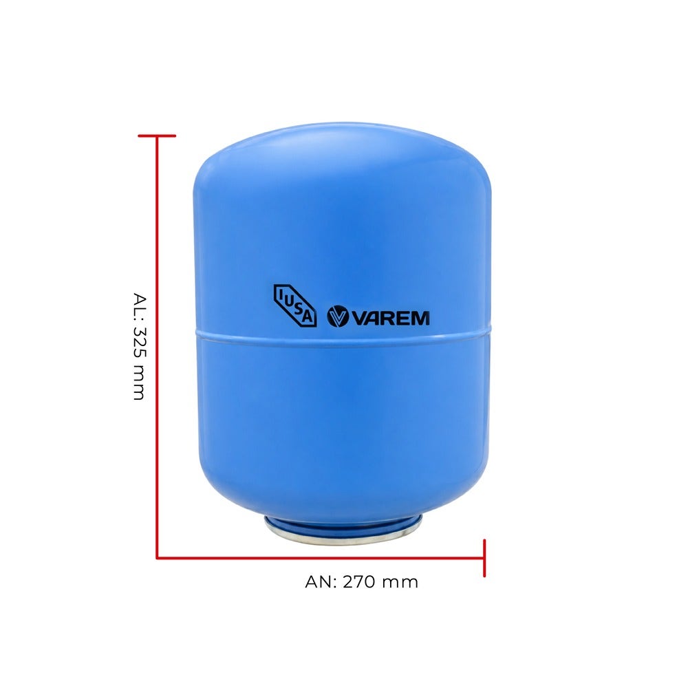 IUSA - Tanque presurizado en línea, 3.2 gal (12 L)