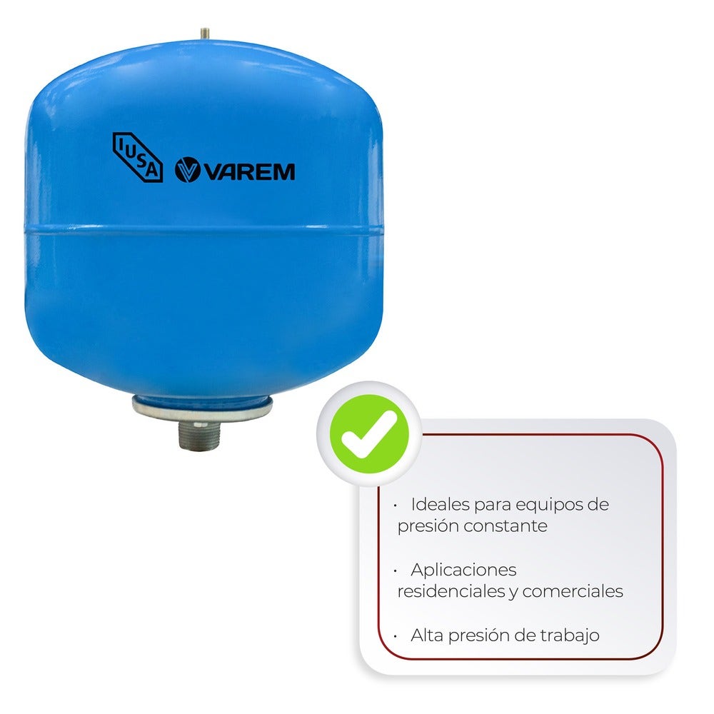 IUSA - Tanque presurizado en línea, 5 gal (19 L)