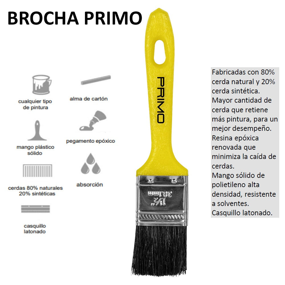 IUSA - Brocha Iusa, Primo, para Pintar 1 1/2"