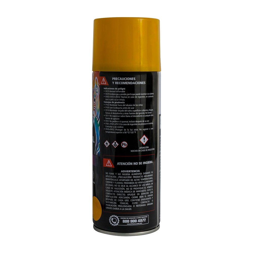 IUSA - Pintura en aerosol profesional brillante, amarillo sol, IUSA