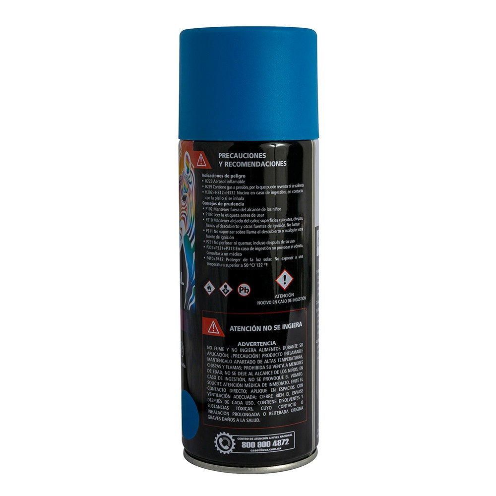 IUSA - Pintura en aerosol profesional mate, azul, IUSA