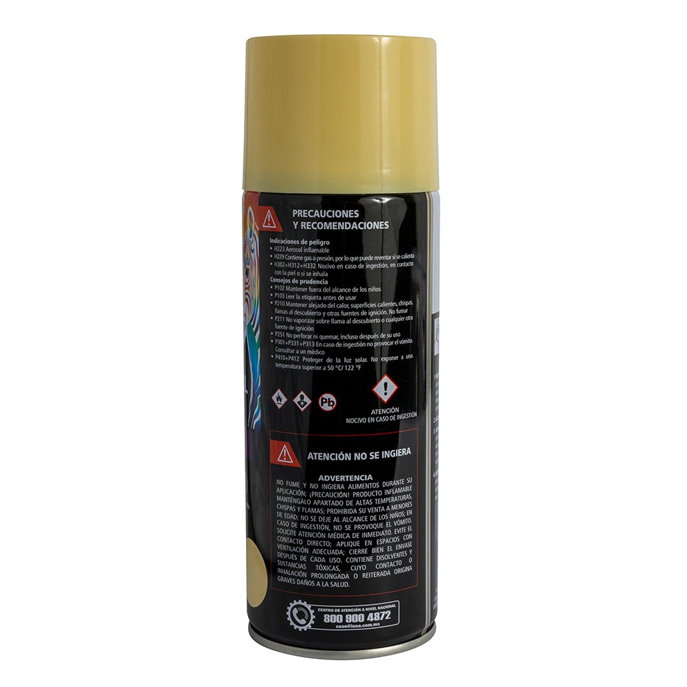 IUSA - Pintura en aerosol profesional brillante, beige, IUSA