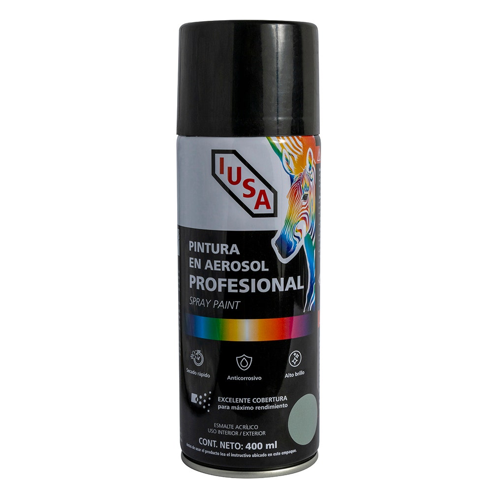 IUSA - Pintura en aerosol profesional brillante, platino, IUSA