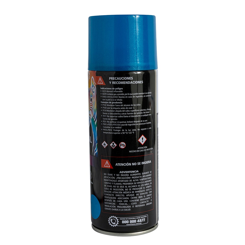 IUSA - Pintura en aerosol profesional metálica, azul rey, IUSA