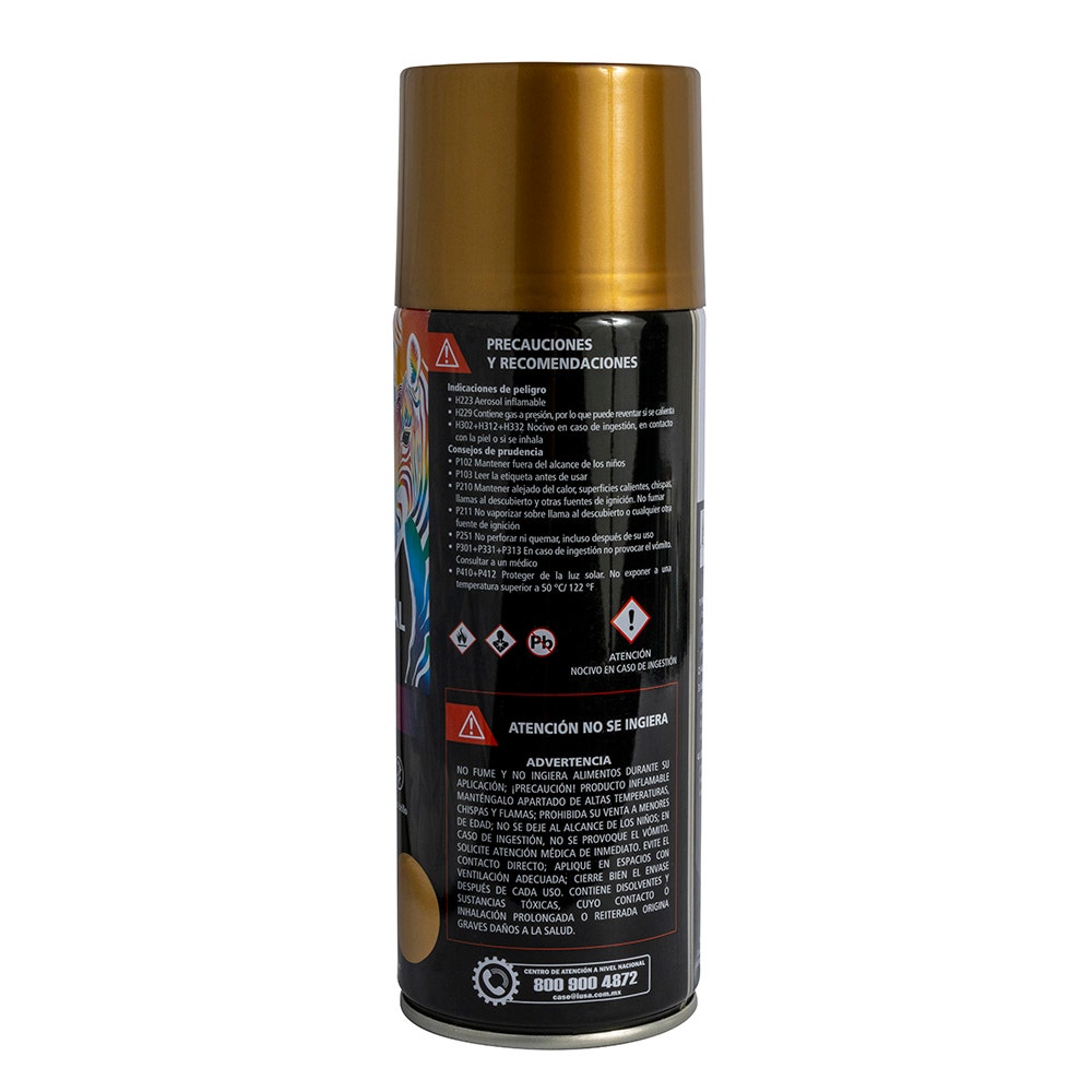 IUSA - Pintura en aerosol profesional metálica, oro, IUSA