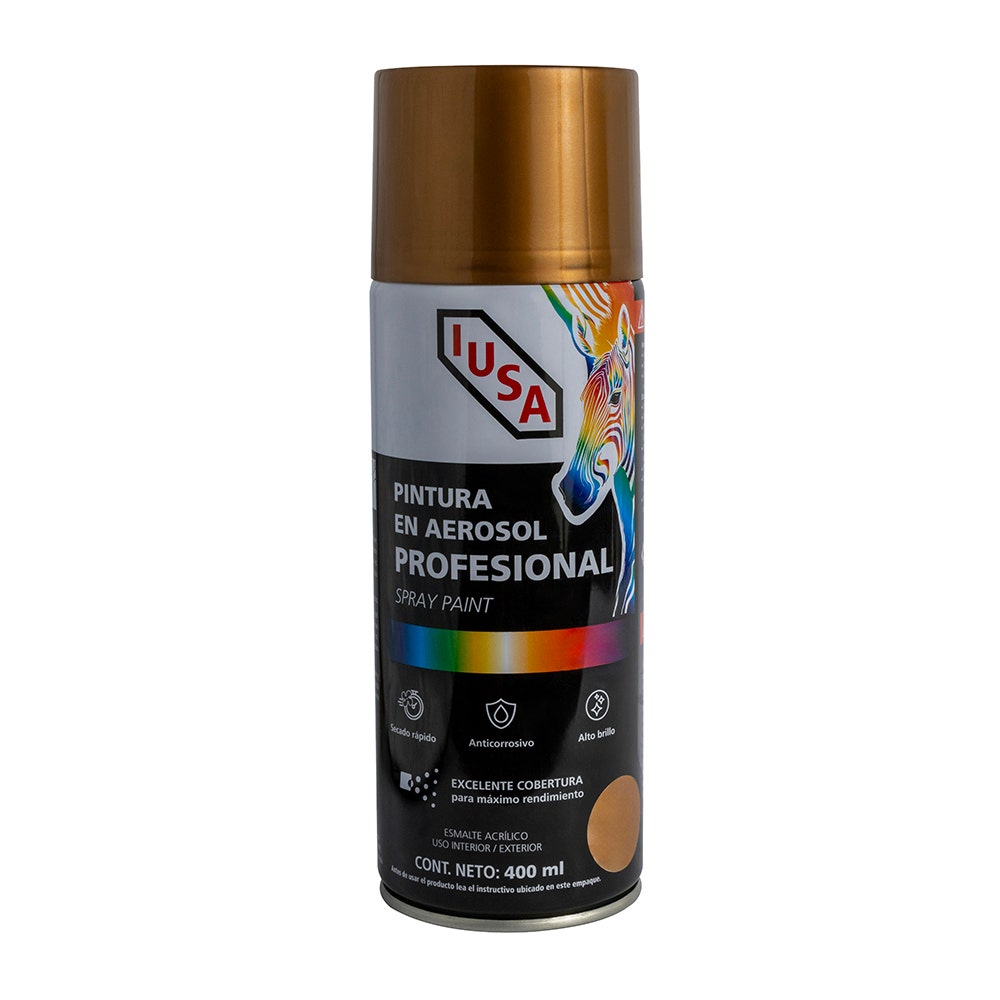 IUSA - Pintura en aerosol profesional metálica, cobre, IUSA