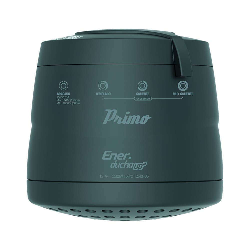 IUSA - Regadera eléctrica de 4 temperaturas, negra, Primo Esencial, IUSA