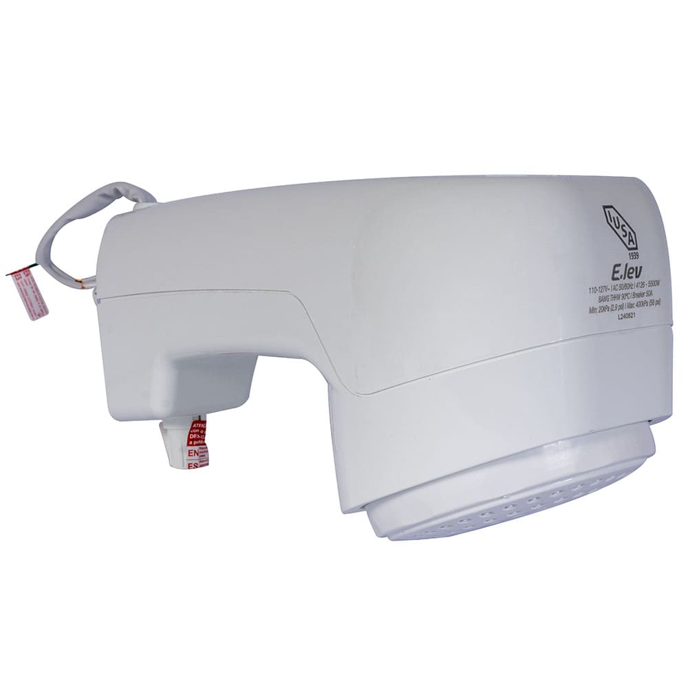 IUSA - Regadera electrónica de temperatura progresiva, blanca, IUSA Rain