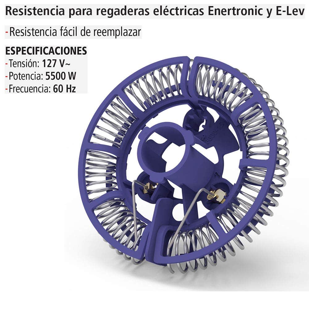 IUSA - Resistencia de reemplazo para regaderas Enertronic y E-Lev, IUSA Rain
