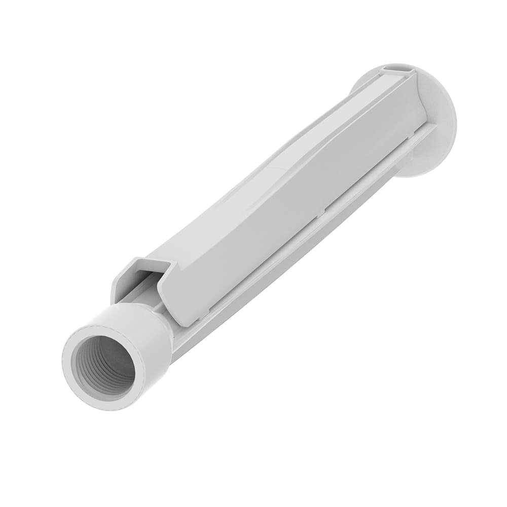IUSA - Brazo para regadera blanco, 30 cm, Primo Esencial, IUSA