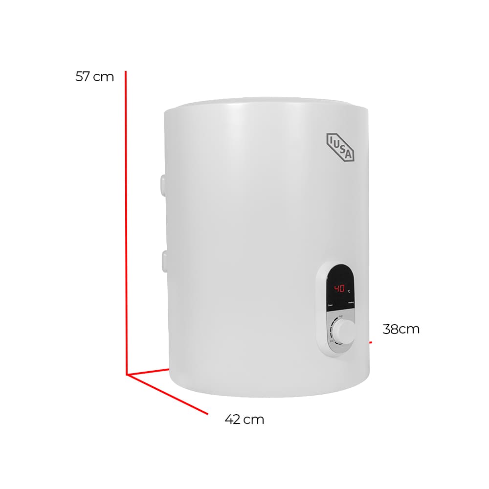 IUSA - Calentador eléctrico de depósito mural 35 l iusa
