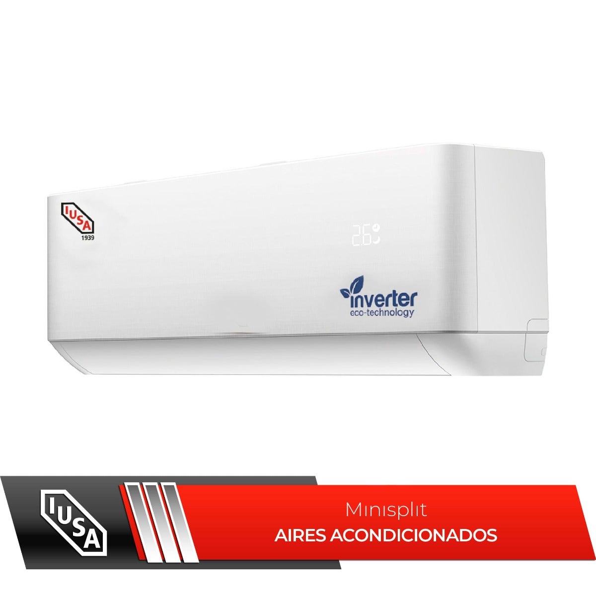 IUSA - Evaporador Minisplit Inverter Solo Frío 18,000 BTU 220V 16 SEER Masterfriz IUSA