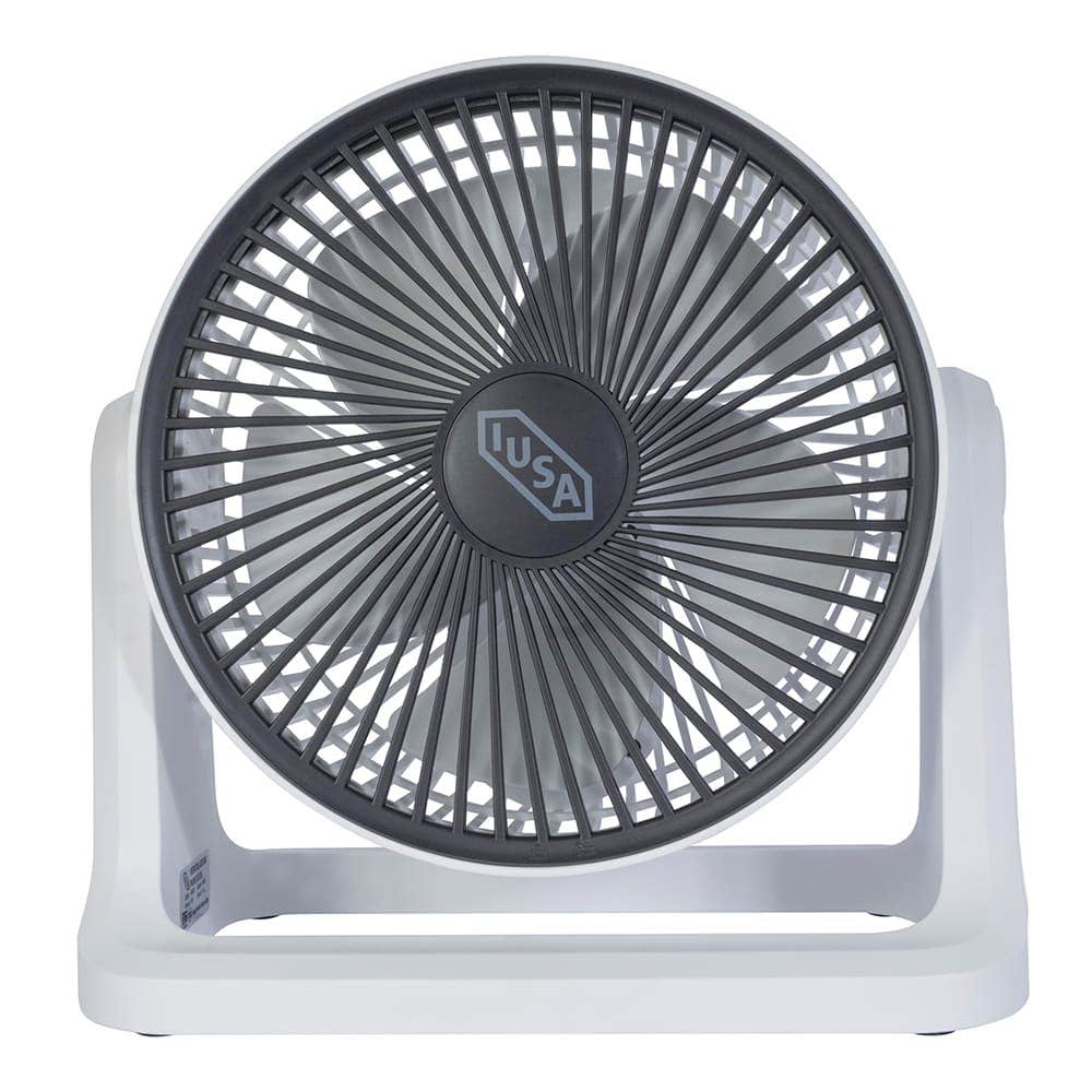 IUSA - Ventilador personal recargable 8" blanco IUSA