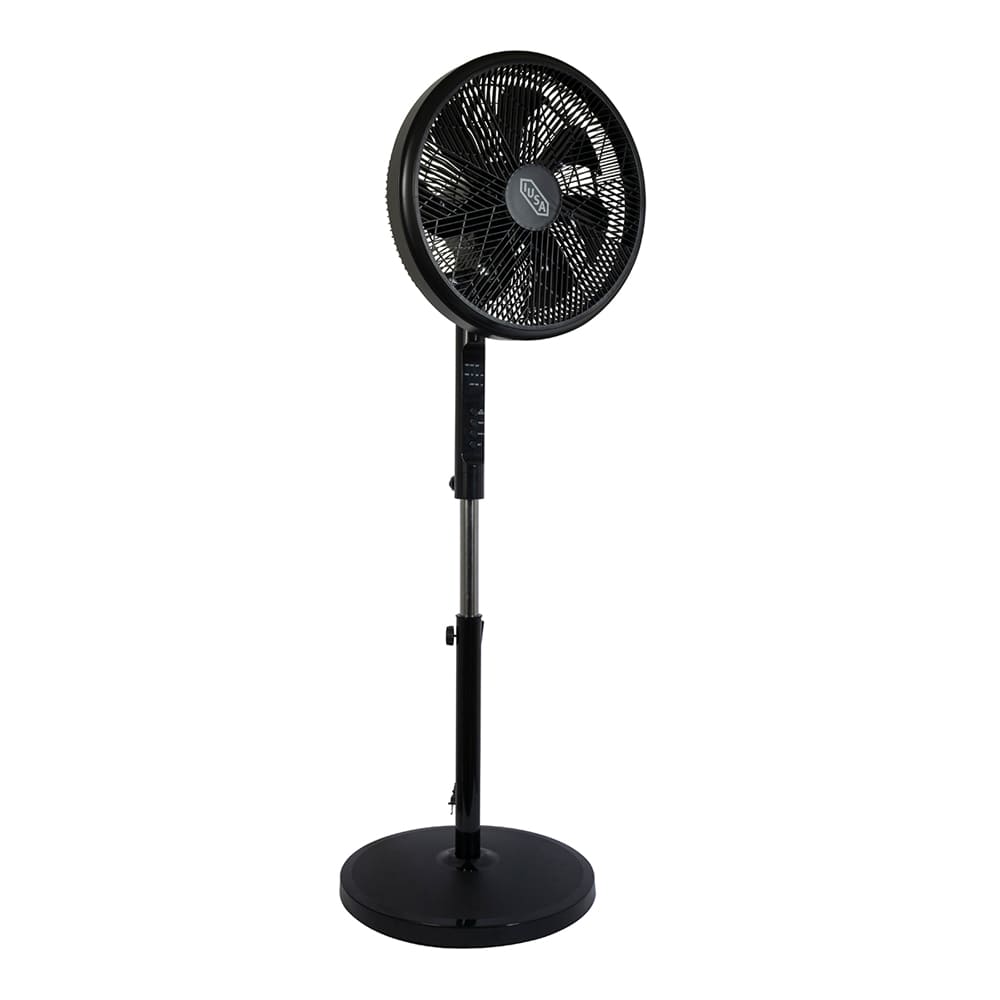 IUSA - Ventilador de pedestal 16" digital con control remoto