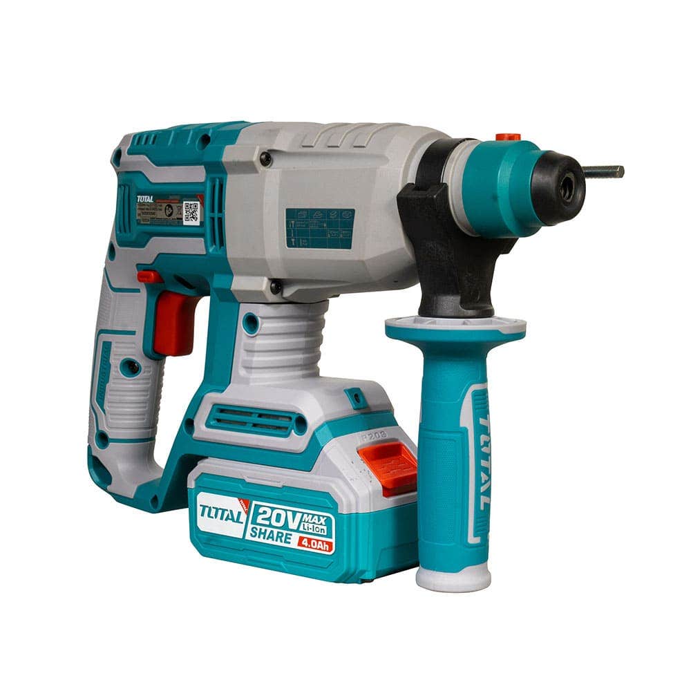 IUSA - Rotomartillo inalámbrico SDS Plus sin carbones 20 V TOTAL