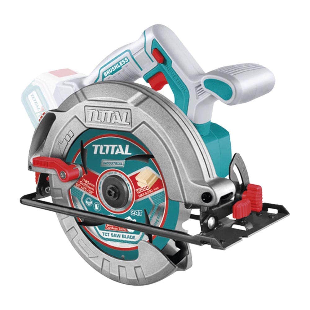 IUSA - Sierra circular 7-1/4” 20 V sin carbones TOTAL