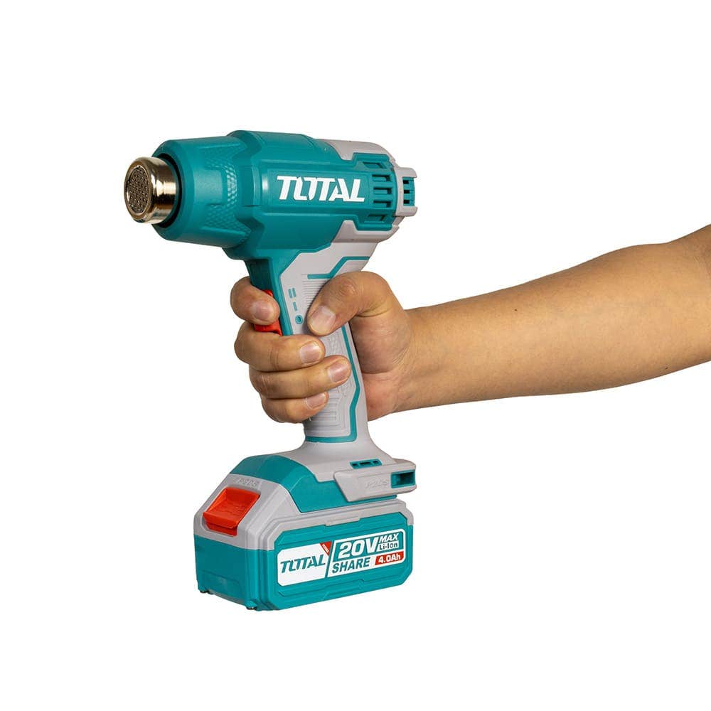 IUSA - Pistola de calor inalámbrica 20 V TOTAL