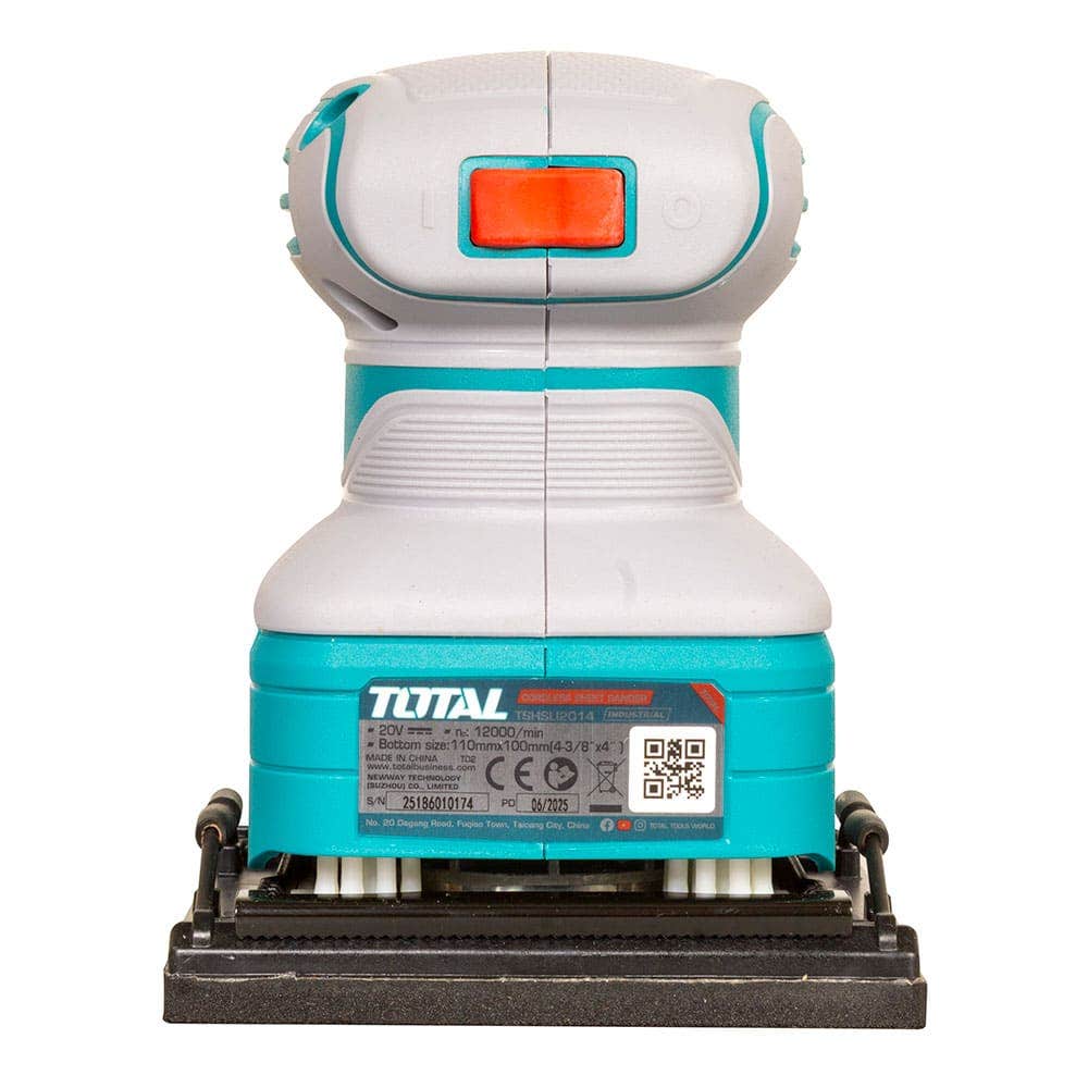 IUSA - Lijadora orbital inalámbrica 1/4” 20 V TOTAL