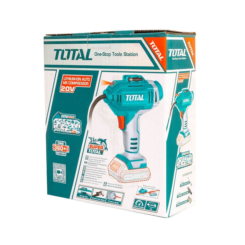 IUSA - Inflador inalámbrico 160 psi 20 V TOTAL