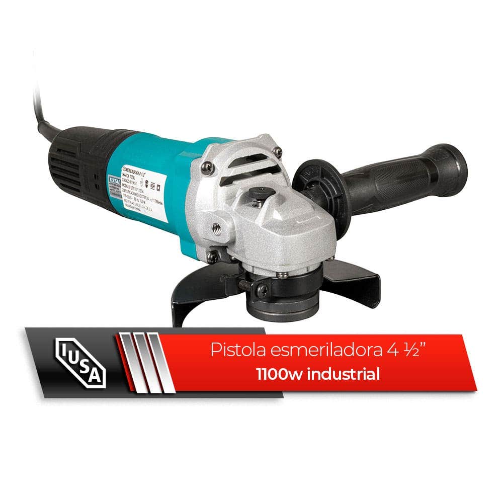 IUSA - Esmeriladora angular 4-1/2” 1100 W TOTAL