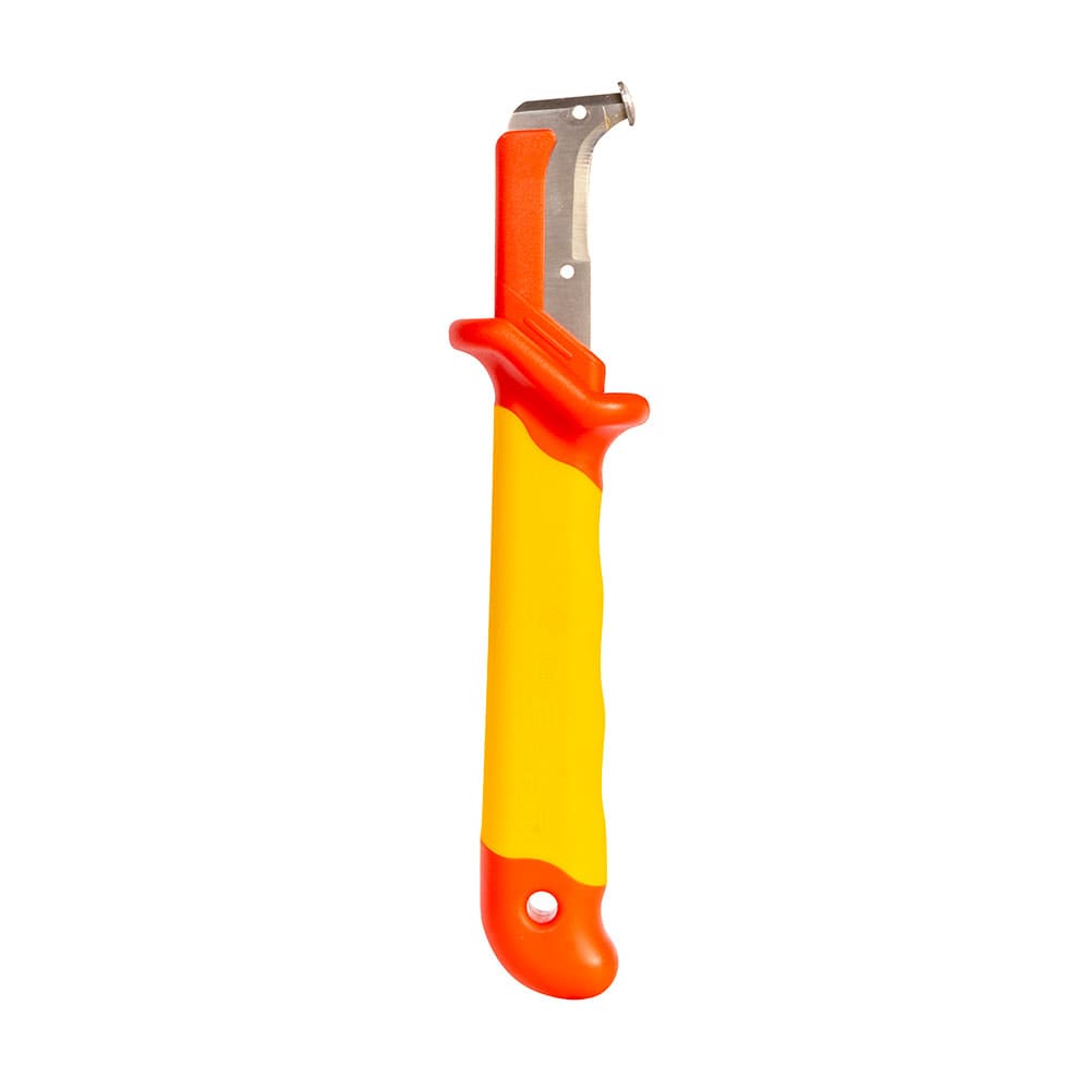 IUSA - Cuchillo pelacable dieléctrico con hoja de acero inoxidable, TOTAL