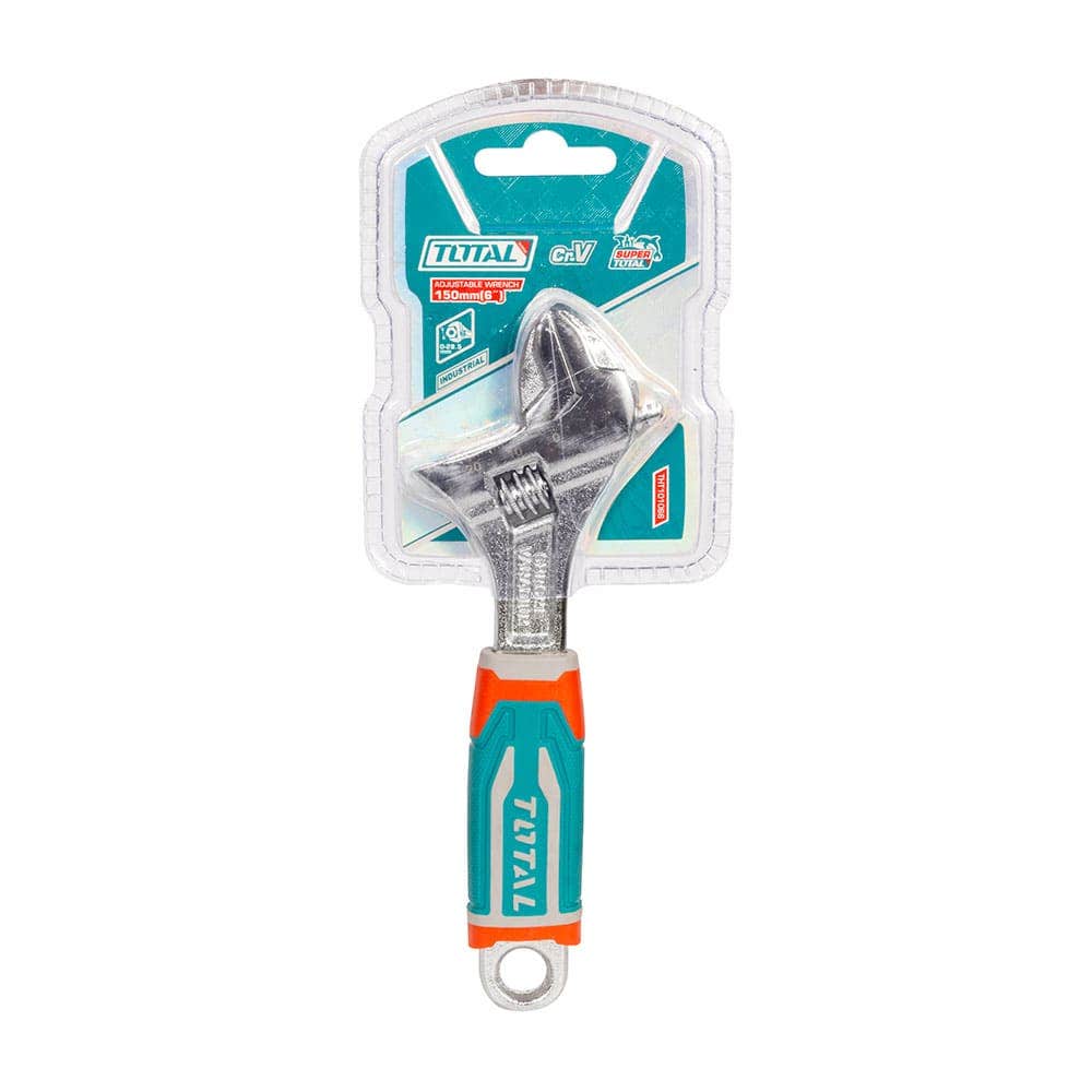 IUSA - Llave ajustable (perico) 6” industrial Cr-V, TOTAL