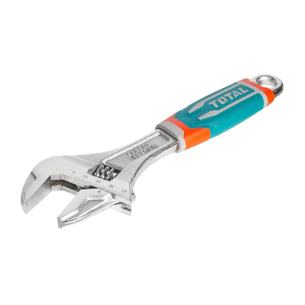IUSA - Llave ajustable (perico) 10” industrial Cr-V, TOTAL