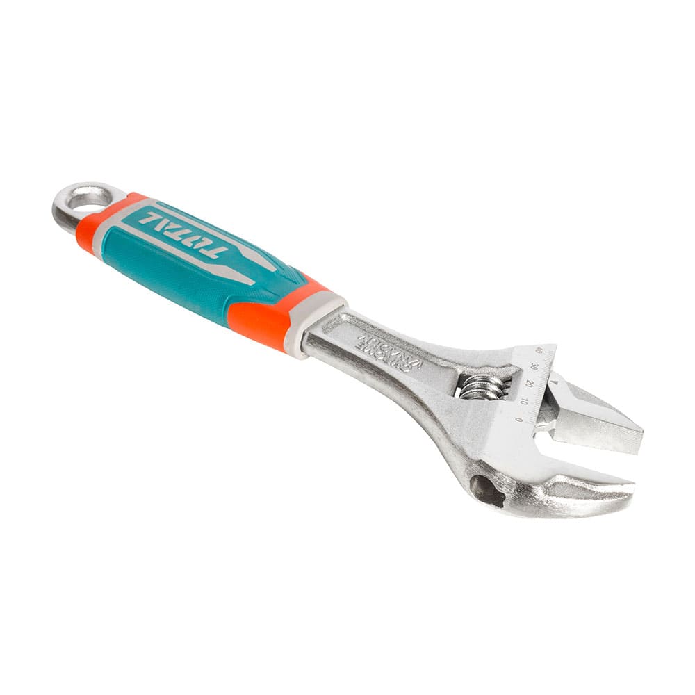 IUSA - Llave ajustable (perico) 10” industrial Cr-V, TOTAL