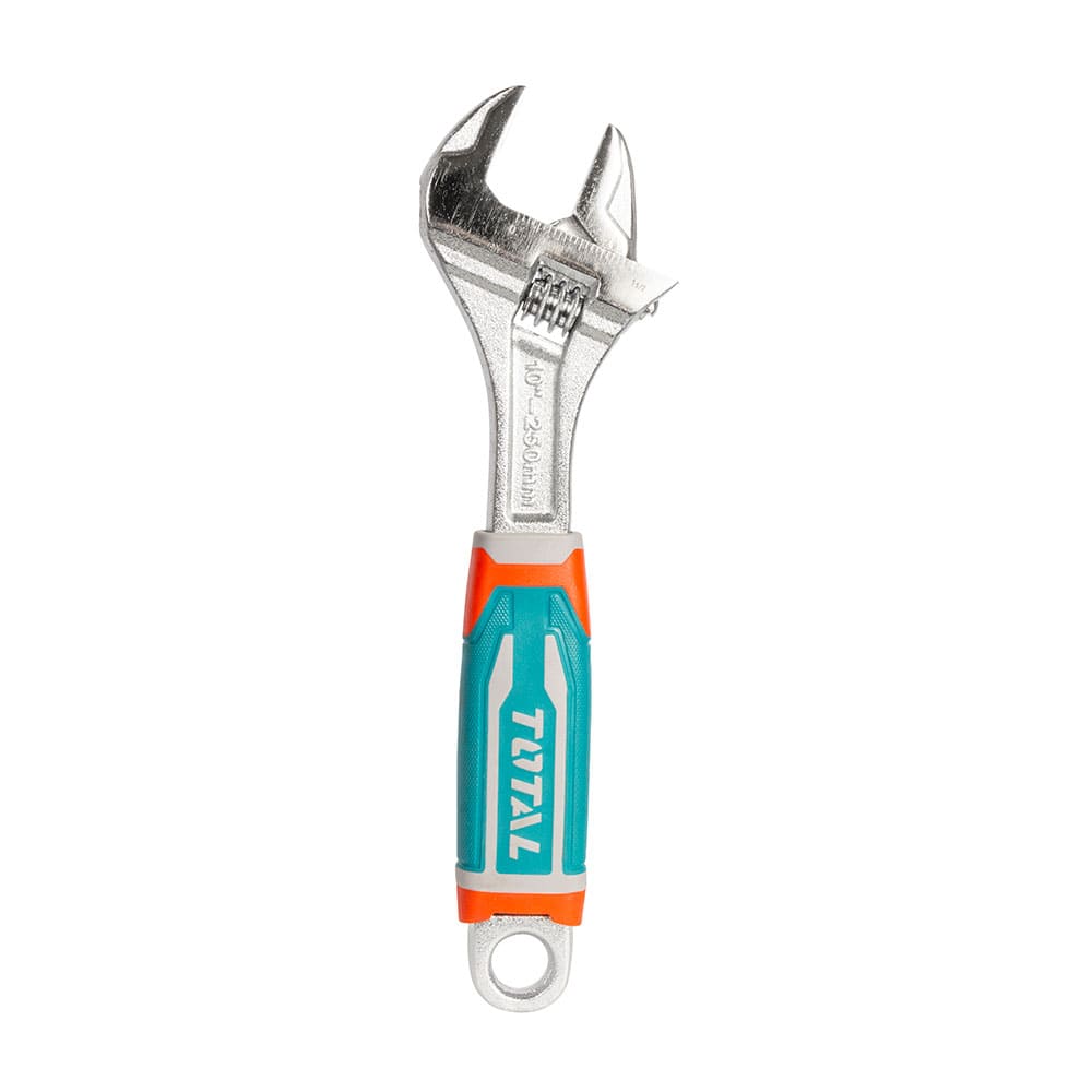 IUSA - Llave ajustable (perico) 10” industrial Cr-V, TOTAL