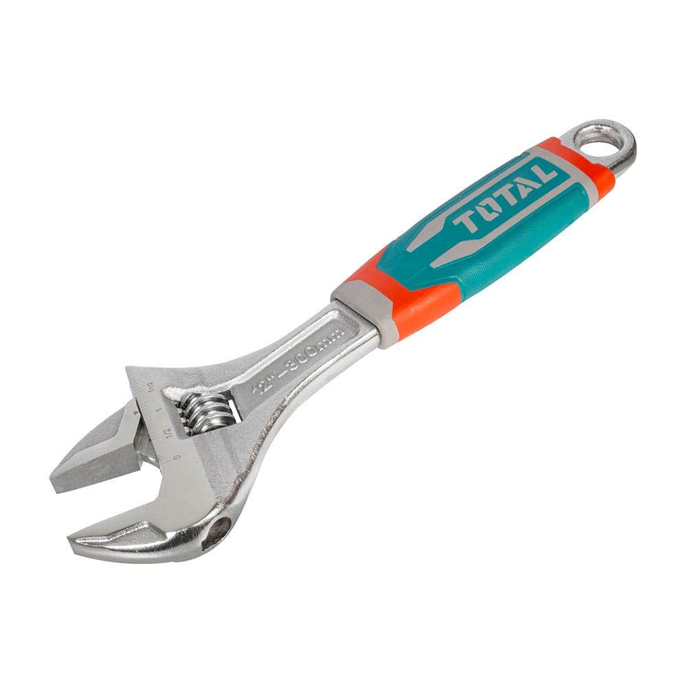 IUSA - Llave ajustable (perico) 12” industrial Cr-V, TOTAL