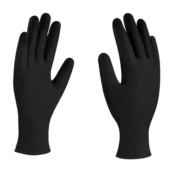 GUANTE NITRILO DESECHABLE  NEGRO TALLA XL CAJA/100 PIEZAS