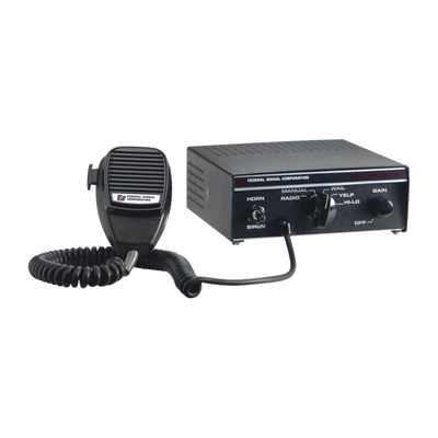 FEDERAL SIGNAL - Sirena Compacta Serie PA-300 de 100 W de potencia, ideal para Vehículos Oficiales