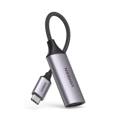 UGREEN - Cable Adaptador USB C a HDMI 4K@60Hz / Convertidor Thunderbolt 3 / Caja de Aluminio / HDMI V2.0 / 3D / Longitud del Cable 10 cm (3.94 Pulgadas)