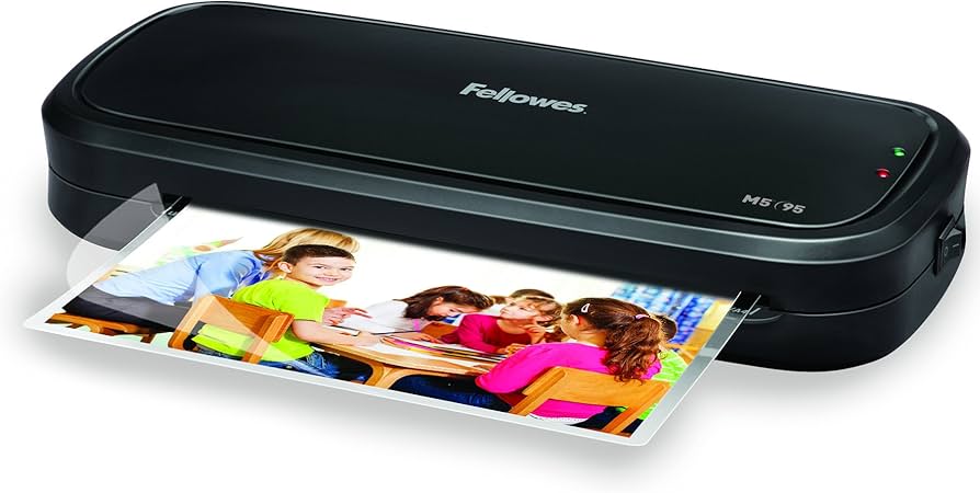 FELLOWES - Enmicadora Fellowes M5-95/9.5 Ancho 9.5" Hasta 5 Micras