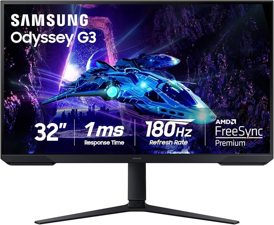 SAMSUNG - Monitor Samsung 32" Gaming Odyssey FHD Panel VA Plano 180 1ms Hz G3