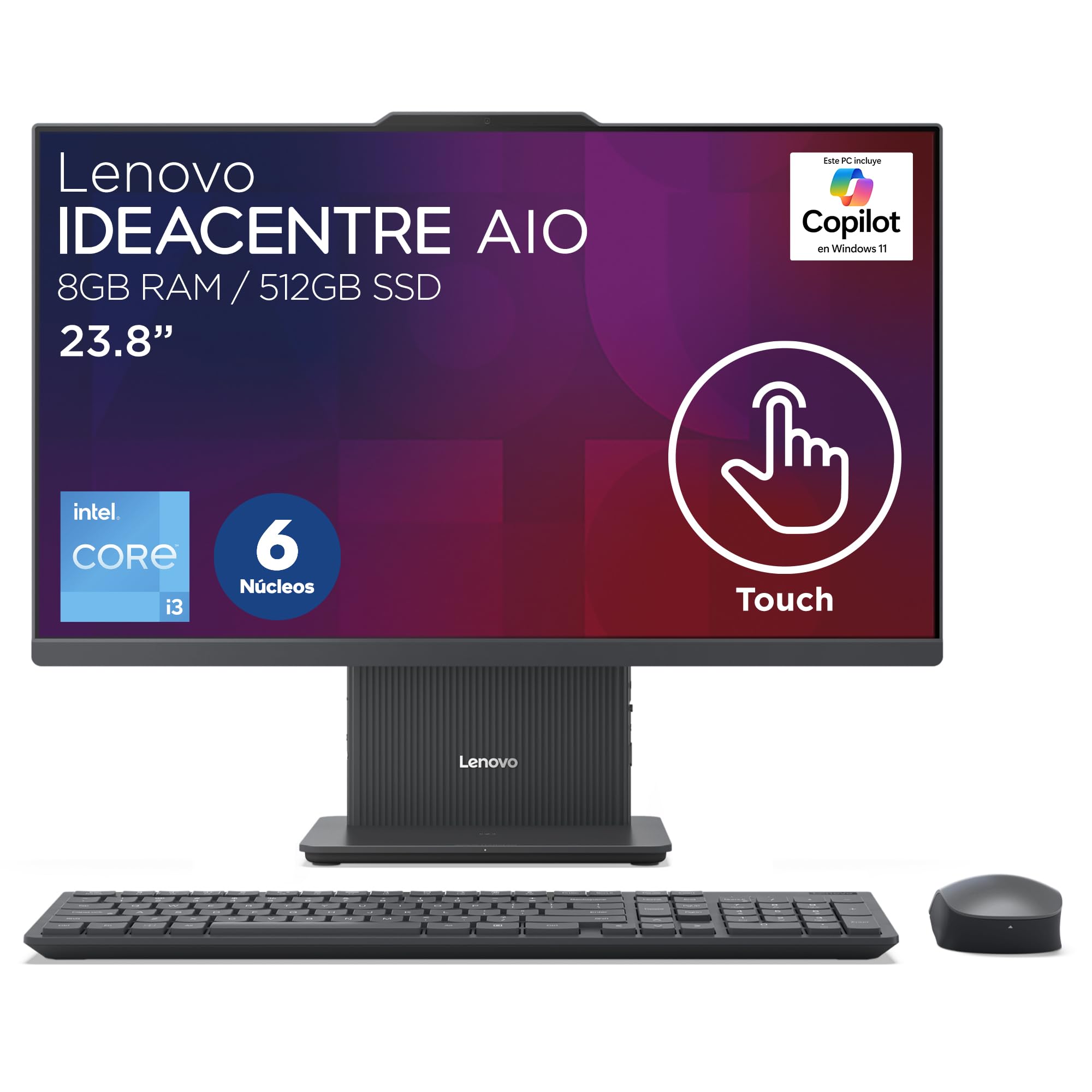 LENOVO IDEA - ALL IN ONE Lenovo Ideacentre 24IRH9 HD de 23.8 de Lenovo Core i5 8GB RAM 512GB
