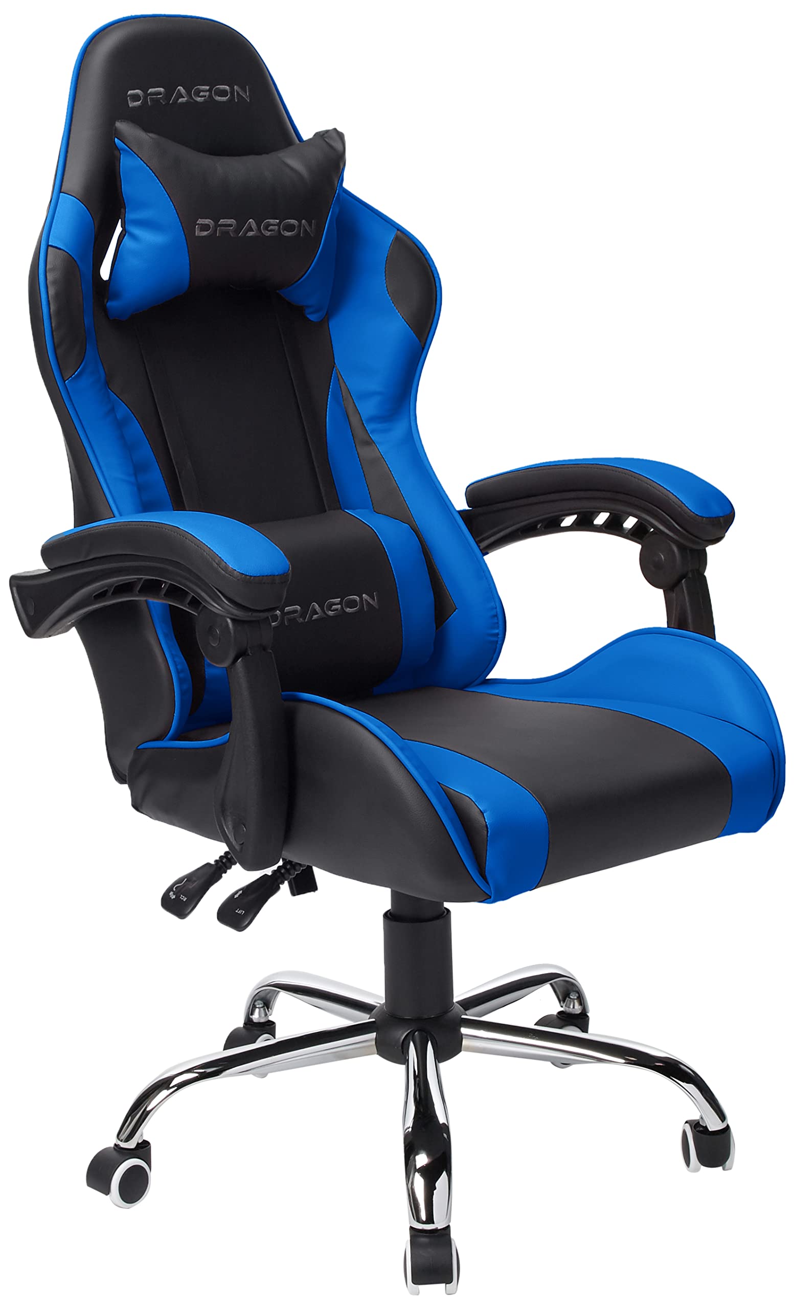 NEXTEP SOLUCIONES - Silla Gamer Ergonómica Modelo Falkor Color Negro-Azul