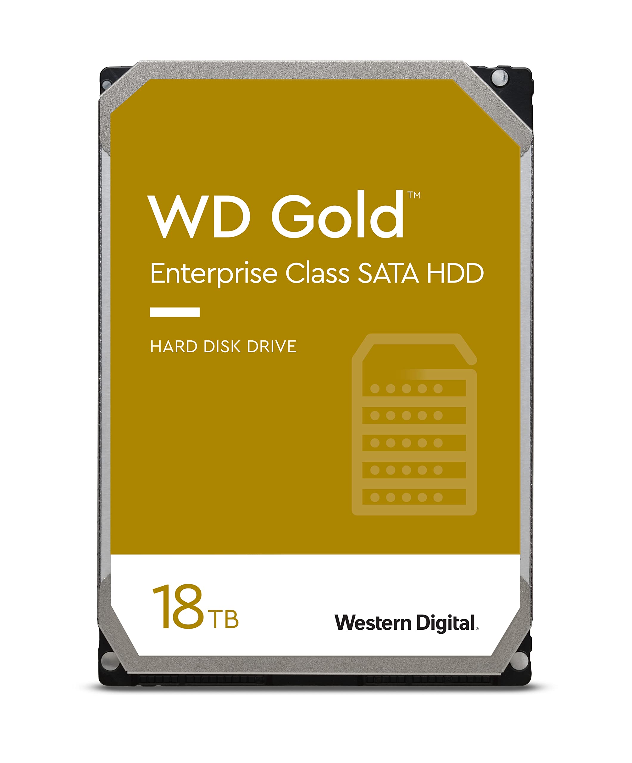 WESTERN DIGITAL - Disco Duro Interno Western Digital Gold Enterprise 18TB 3.5" 7200RPM SATA lll 6Gbit/s Caché 256MB para Data Center