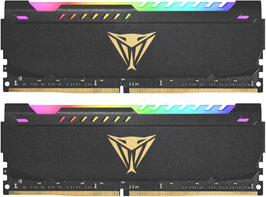 PATRIOT - Memoria Patriot DIMM DDR4  Viper Steel RGB 32GB 3200MHZ CL18