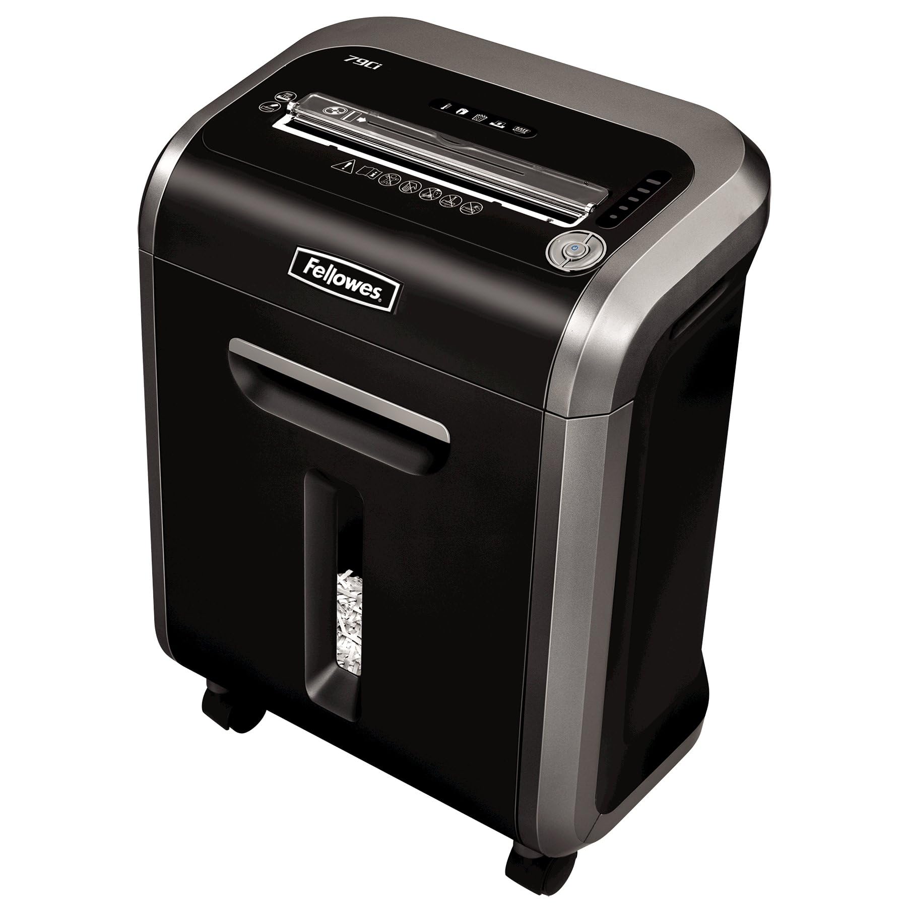 FELLOWES - Trituradora Fellowes Powershred 79Ci Corte Cruzado 16 Hojas 6 Galones Color Negro