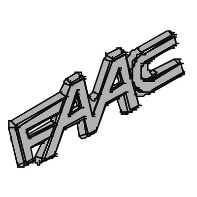 FAAC - Logotipo de Plastico Para Equipos FAAC