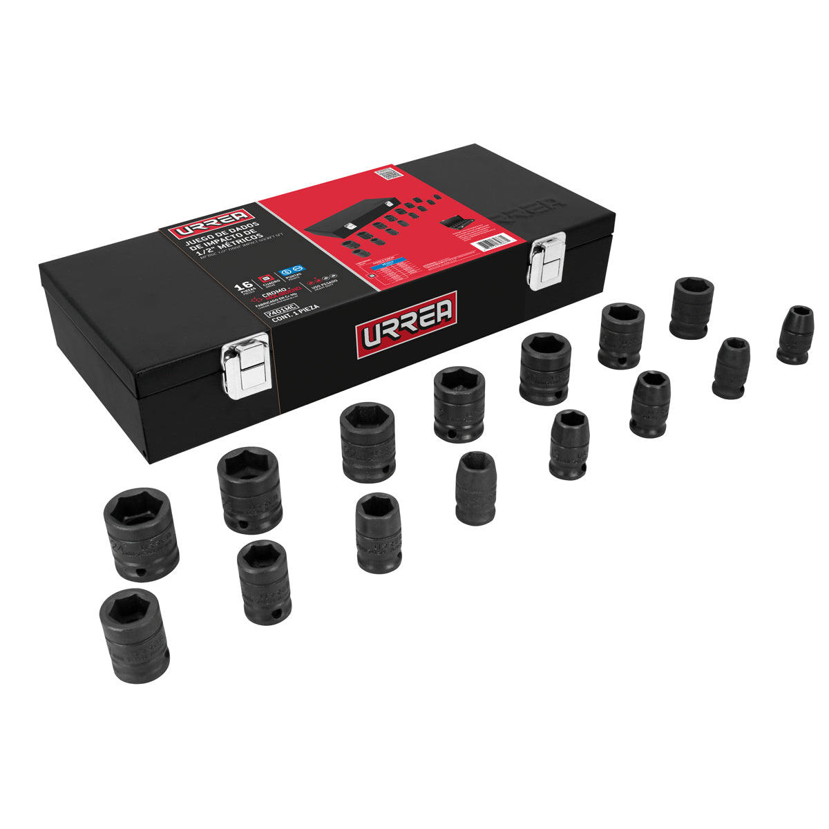 Jgo dados imp 1/2 in mm 15pz