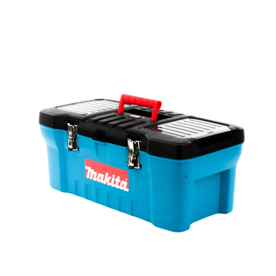MAKITA - Caja de herramientas de 24" con doble cerradura de metal (60 x 25 x 30 cm)