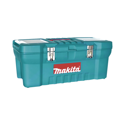 MAKITA - Caja de herramientas de 24" con doble cerradura de metal (60 x 25 x 30 cm)
