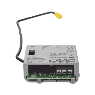FAAC - Receptor inalámbrico XF 433 para operador FAAC S418