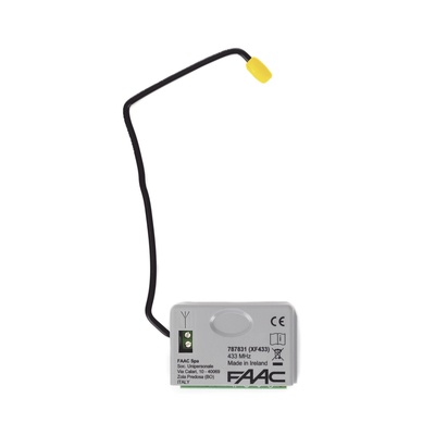 FAAC - Receptor inalámbrico XF 433 para operador FAAC S418